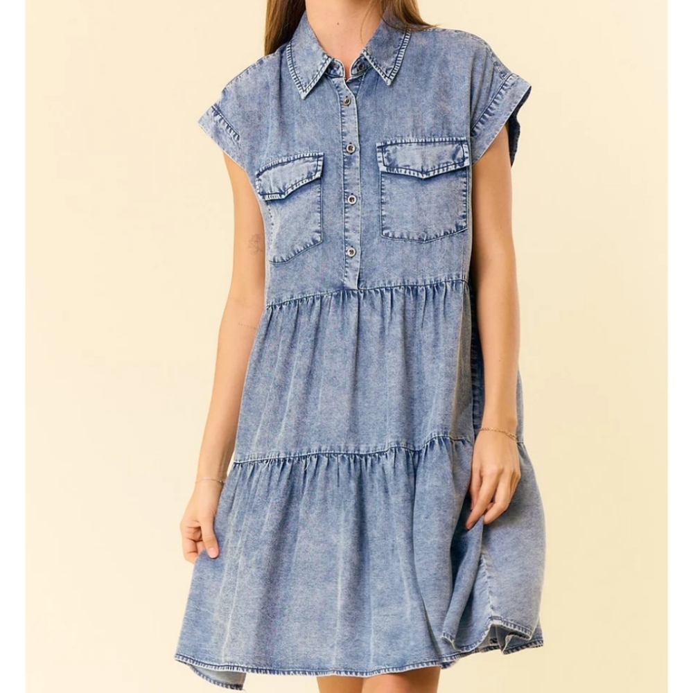 Doe and Rae tencel Dress, M